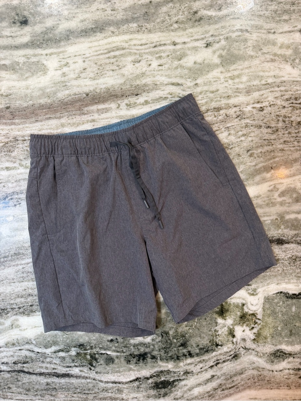 Eddie Bauer Men's Charcoal Drawstring Shorts